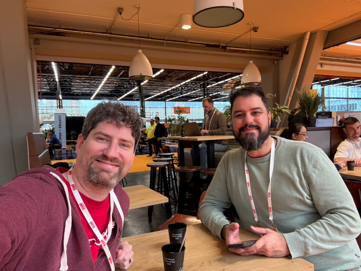 Coffee break con colegas argentinos