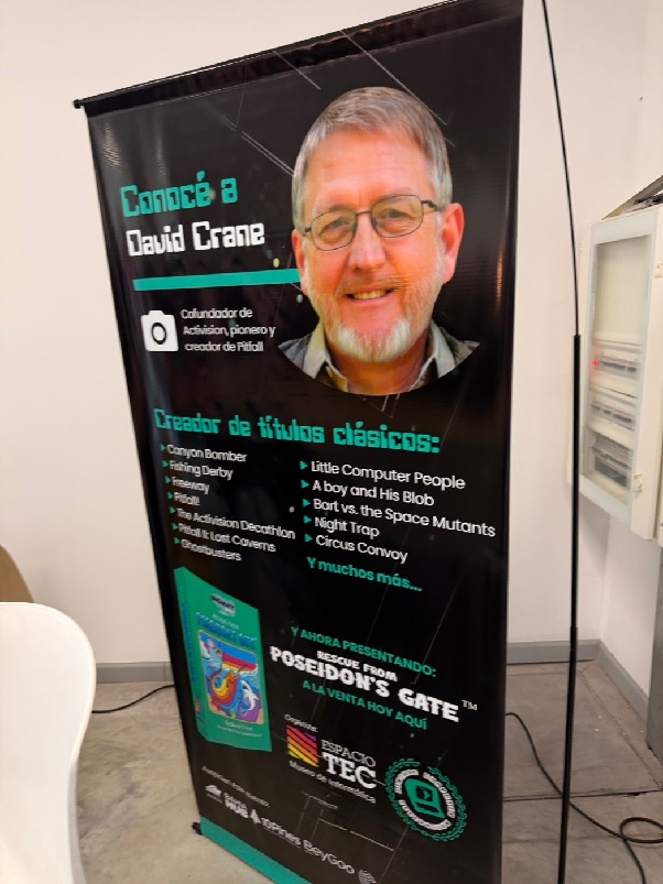 Banner David Crane — Rescue from Poseidon's Gate (firmado)