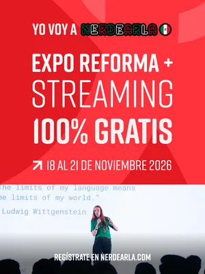 Nerdearla México 2026 graphic, Feed format