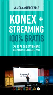 Nerdearla Argentina 2026 graphic, Stories format
